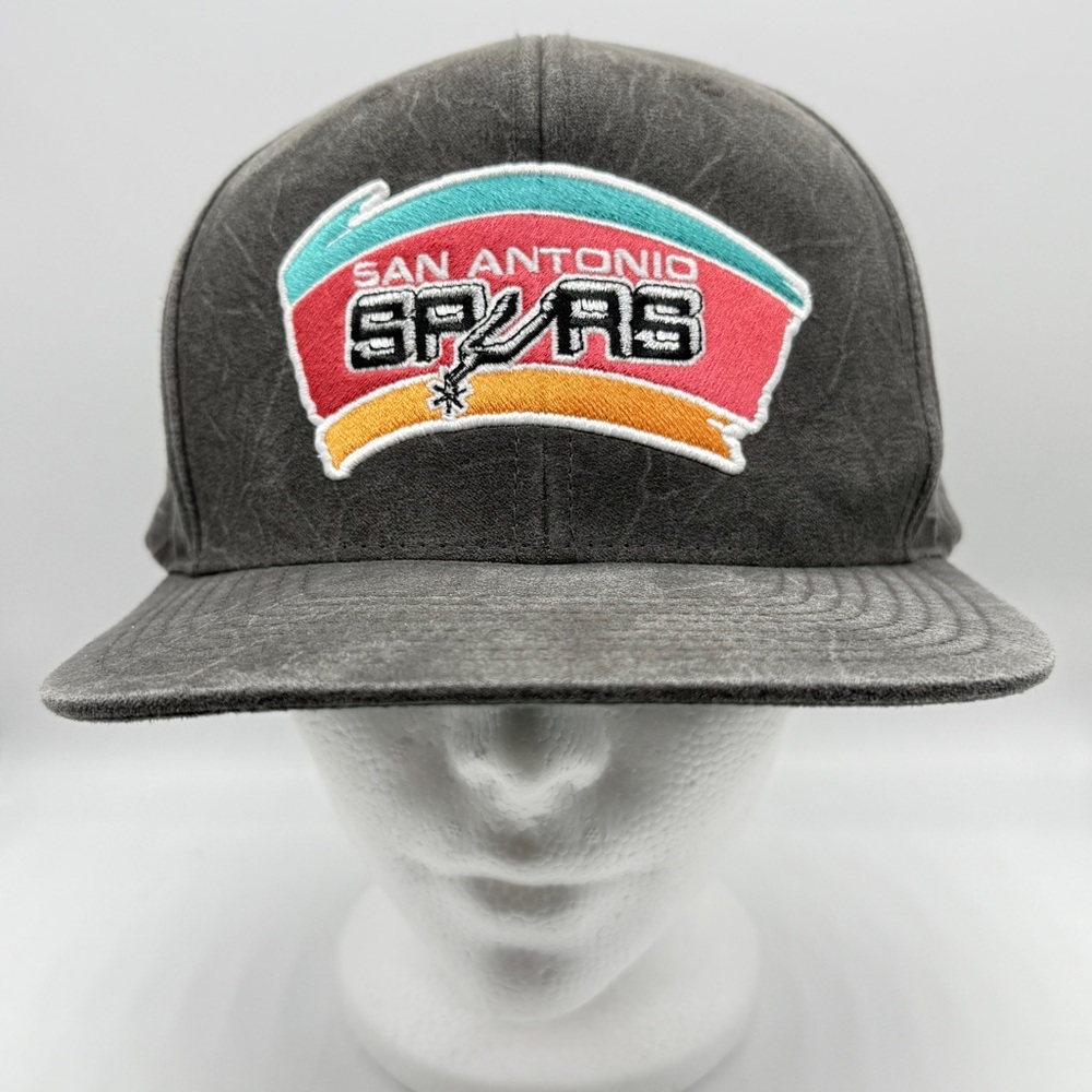 San Antonio Spurs Adjustable Snapback Hat Mitchell & Ness Hardwood Classics
